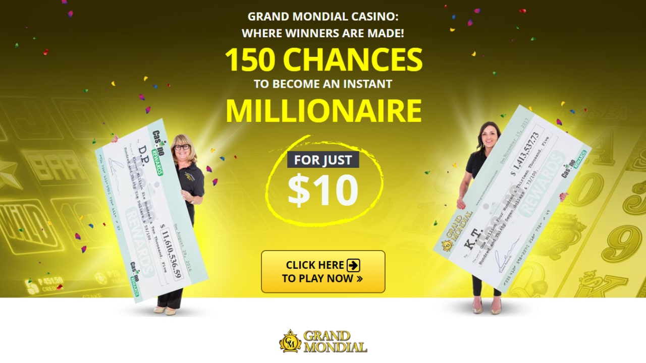 Grand mondial casino bonuses