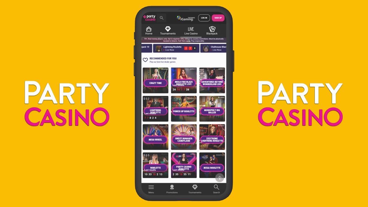 Party casino mobile