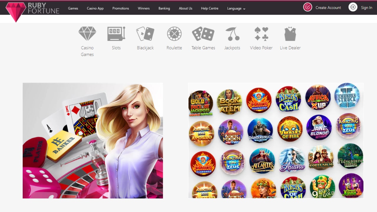 Ruby fortune online games