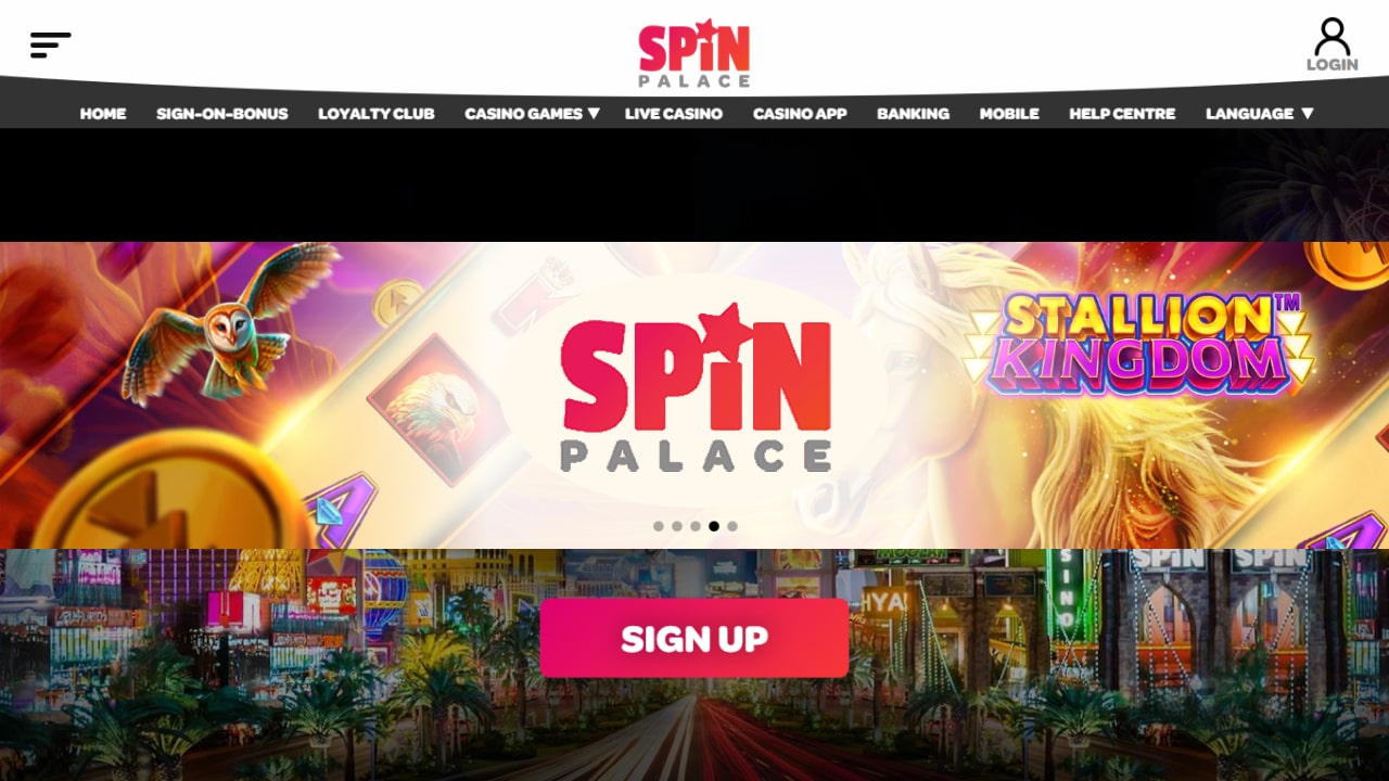 Spin palace canada