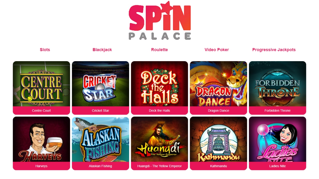 Spin palace online games